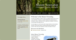 Desktop Screenshot of munrotownship.com