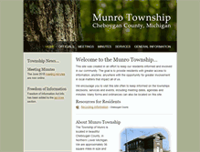Tablet Screenshot of munrotownship.com